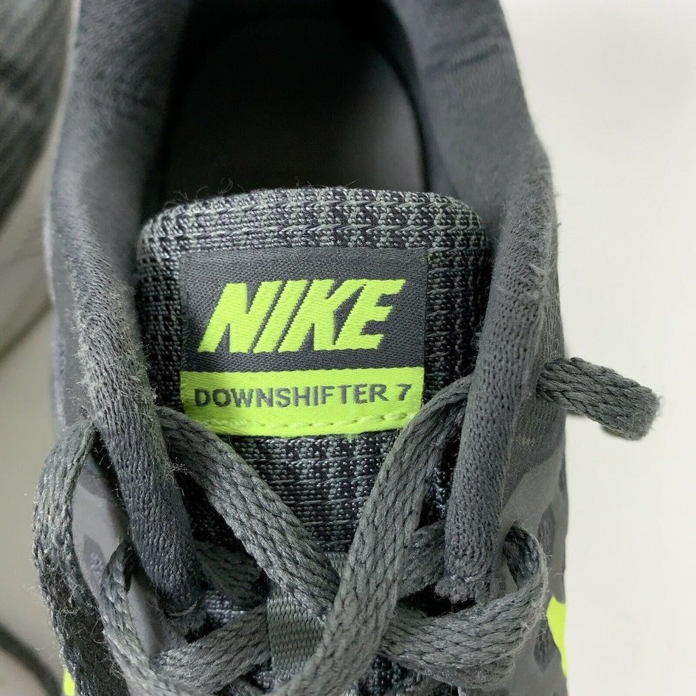 Nike Downshifter 7 Men Sz 7 Gray Volt Shoes - Picture 5 of 8